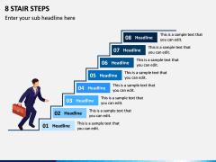 8 Stair Steps PPT Slide 1