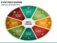 8 Step Circle Diagram PPT Slide 2