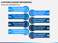 8 Options Elegant Infographic PPT Slide 2