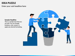 Idea Puzzle PPT Slide 1