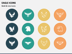 Eagle Icons PPT Slide 1