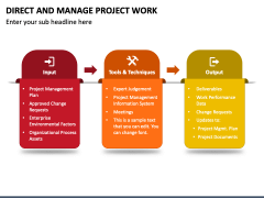 Direct and Manage Project Work PowerPoint and Google Slides Template ...