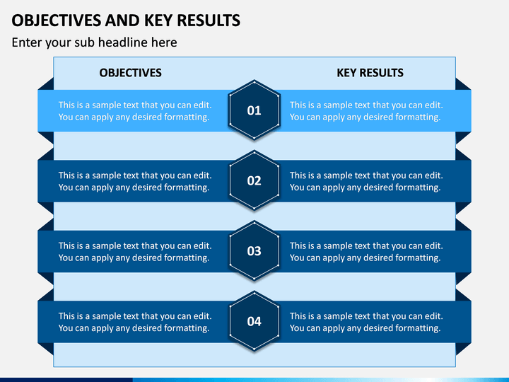 Objectives and Key Results PowerPoint Template | SketchBubble