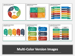 Consultative Sales Process Multicolor Combined