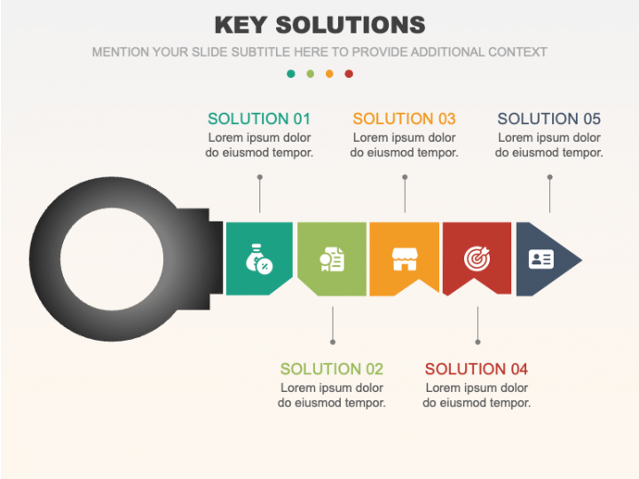 Key Solutions PowerPoint and Google Slides Template - PPT Slides