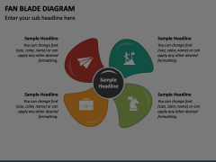 Fan Blade Diagram Animated Presentation - SketchBubble