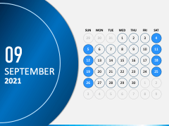 Calendar 2021 Type 3 PPT Slide 10
