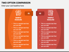 Two Option Comparison PPT Slide 1