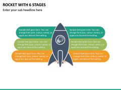 Rocket With 6 Stages PPT Slide 2