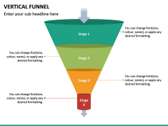 Vertical Funnel PowerPoint Template | SketchBubble