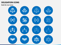 Delegation Icons PPT Slide 2