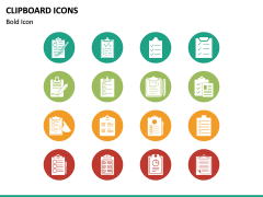 Clipboard Icons PPT Slide 3