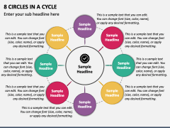 8 Circles in a Cycle PPT Slide 2