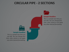 Circular Pipe - 2 Sections Animated Presentation - SketchBubble
