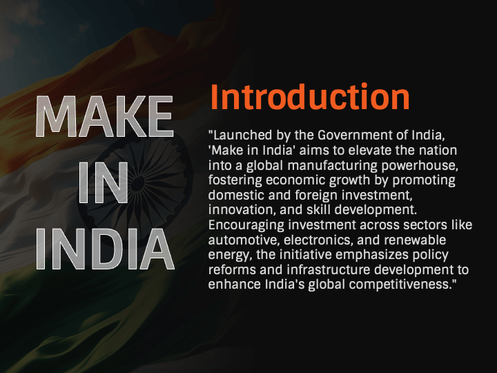 make in india presentation for students