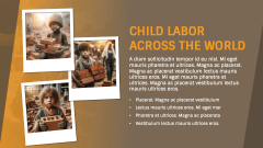 Free - Child Labor Presentation Theme for PowerPoint and Google Slides ...