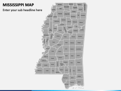 Mississippi Map for PowerPoint and Google Slides - PPT Slides