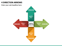 4 Direction Arrows Slide 2