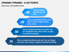 Dynamic Pyramid - 4 List Points PPT Slide 2