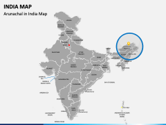 Arunachal Pradesh Map PPT Slide 4