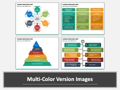 Human Resources ERP PPT Multicolor Combined