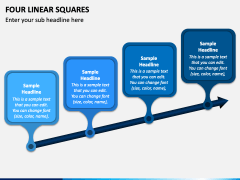 Four Linear Squares PPT Slide 1