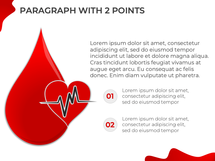 Free - Blood Donation PowerPoint Template And Google Slides Theme