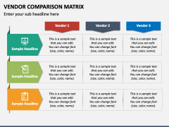Vendor Comparison Matrix PowerPoint Template and Google Slides Theme