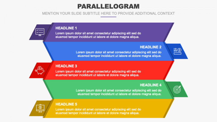 Parallelogram PowerPoint and Google Slides Template - PPT Slides