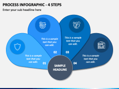 Process Infographic - 4 Steps PPT Slide 2