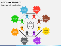 Color Coded Waste PPT Slide 2