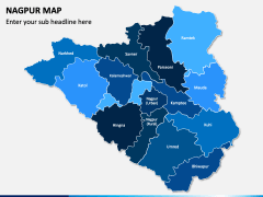 Nagpur Map For Powerpoint And Google Slides - Ppt Slides