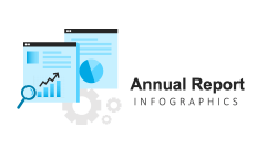 Annual Report Infographics PPT Slide 1