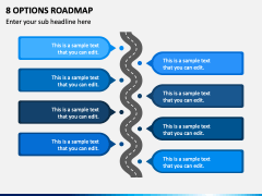 8 Options Roadmap PPT Slide 1