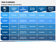 Task Planning PowerPoint and Google Slides Template - PPT Slides