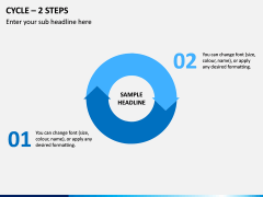 Cycle – 2 Steps PPT Slide 1