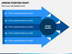 Arrow Pointing Right PPT Slide 6