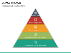 5 Stage Triangle PPT Slide 2