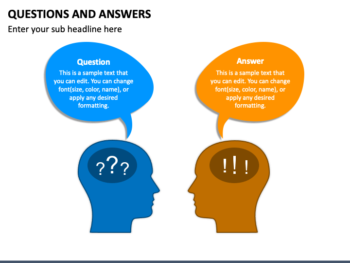 question and answer slide