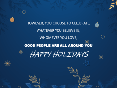 Happy Holidays Theme PPT Slide 9