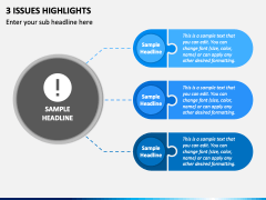 3 Issues Highlights PPT Slide 2