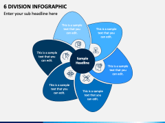 6 Division Infographic PPT Slide 2