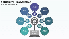 7 Circle Points - Creative Diagram PPT Slide 1