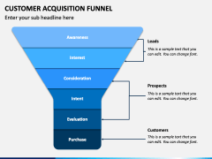 Customer Acquisition Funnel PowerPoint and Google Slides Template - PPT ...