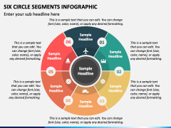 Six Circle Segments Infographic PPT Slide 2