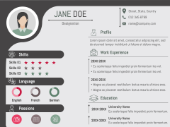 Executive Resume PPT Slide 1