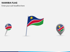 Namibia Flag PPT Slide 1