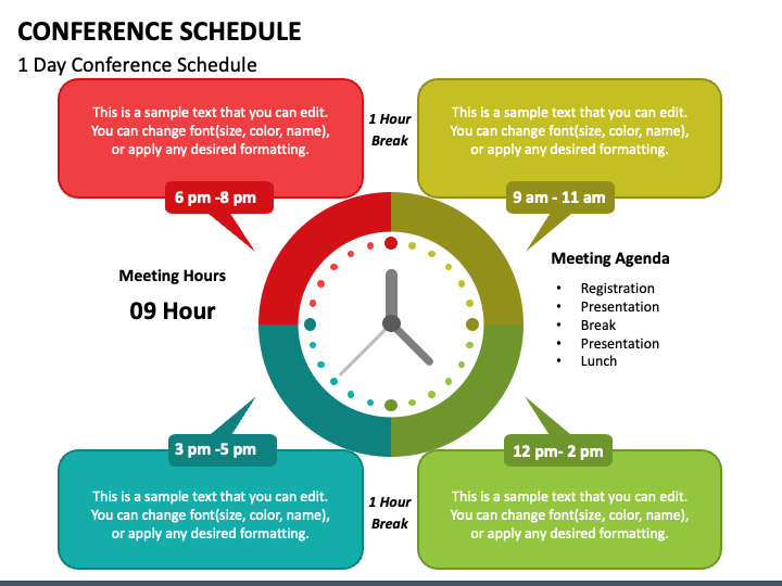 Conference Schedule PPT Slide 1