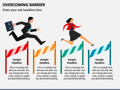 Overcoming Barrier PowerPoint And Google Slides Template - PPT Slides