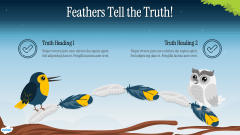 A Tale of Two Feathers Theme PPT Slide 10